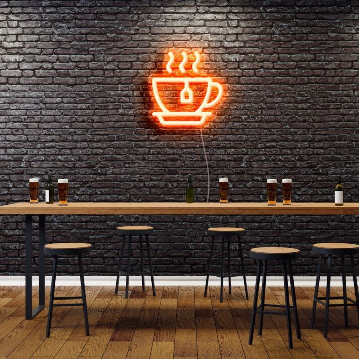 Cup of Tea Neon Sign