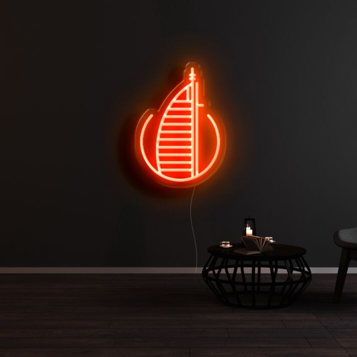 Dubai City Icon Neon Sign