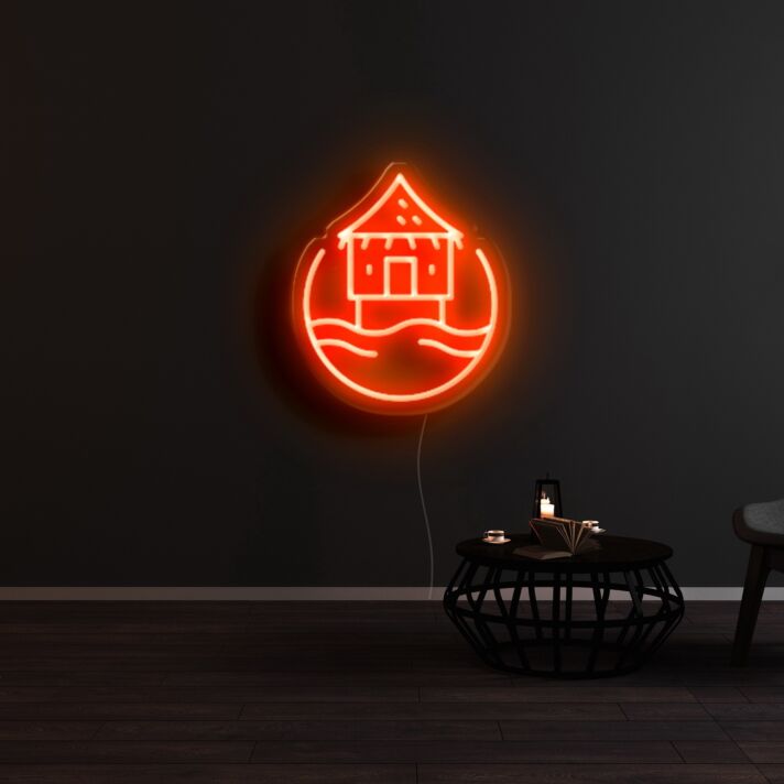 Maldives Icon Neon Sign