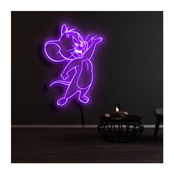 Tom And Jerry Jerry The Mouse Neon Sign