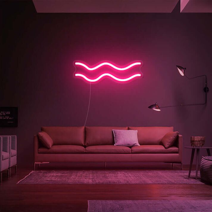 Aquarius Zodiac Neon Sign