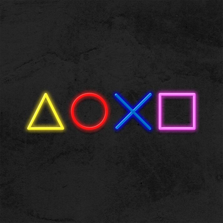 Gaming Icons Neon Sign