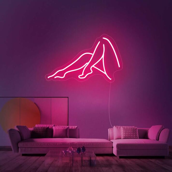 Ladys Legs Neon Sign