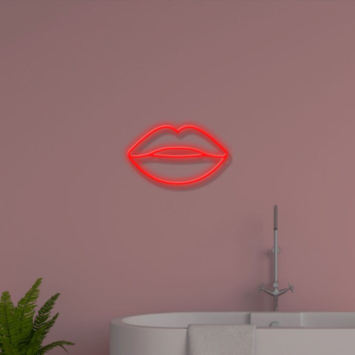 Lips Neon Sign