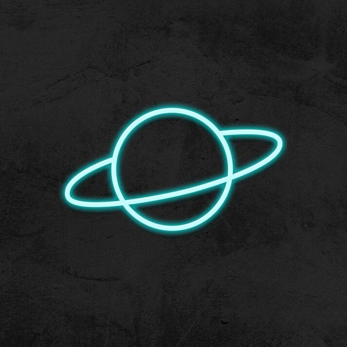 Planet Neon Sign