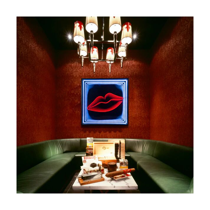 Lips Infinity Mirror Neon Sign