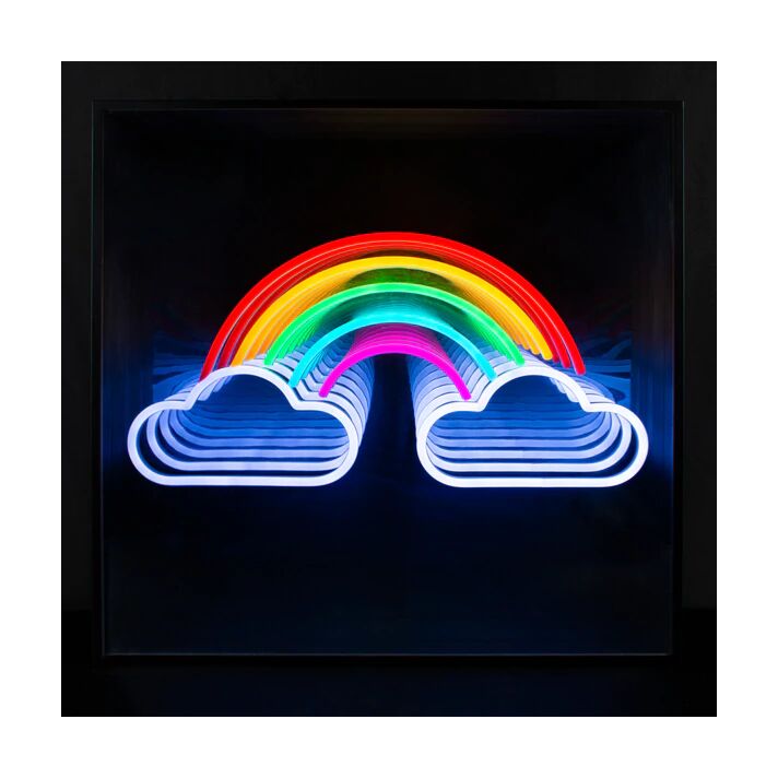 Rainbow Infinity Mirror Neon Sign