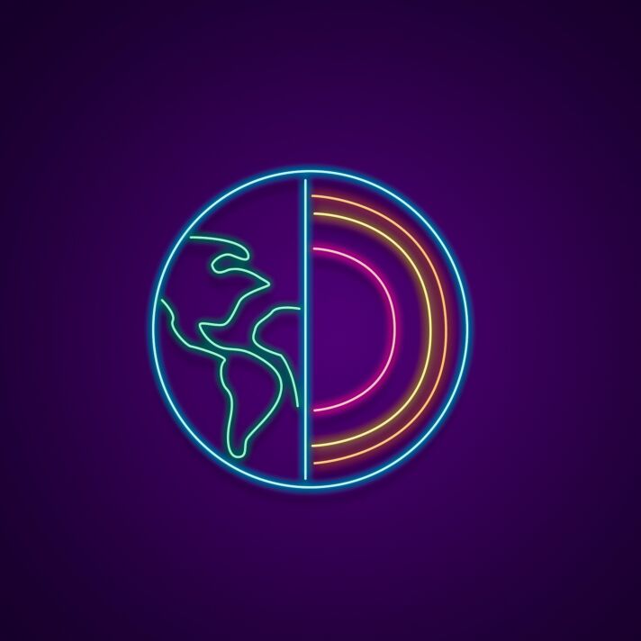 Earths Anatomy Custom Neon Sign