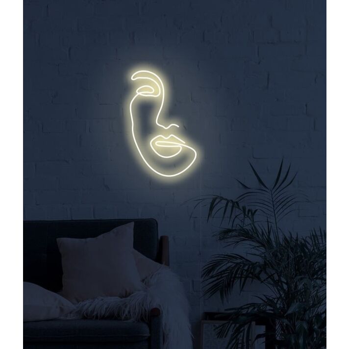 Aesthetic Face Neon Sign