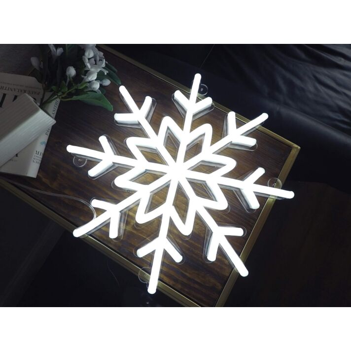 Snowflake Neon Sign