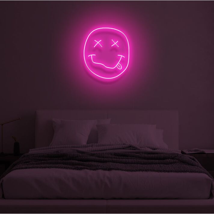 NIRVANA SMILEY FACE LED Neon Sign