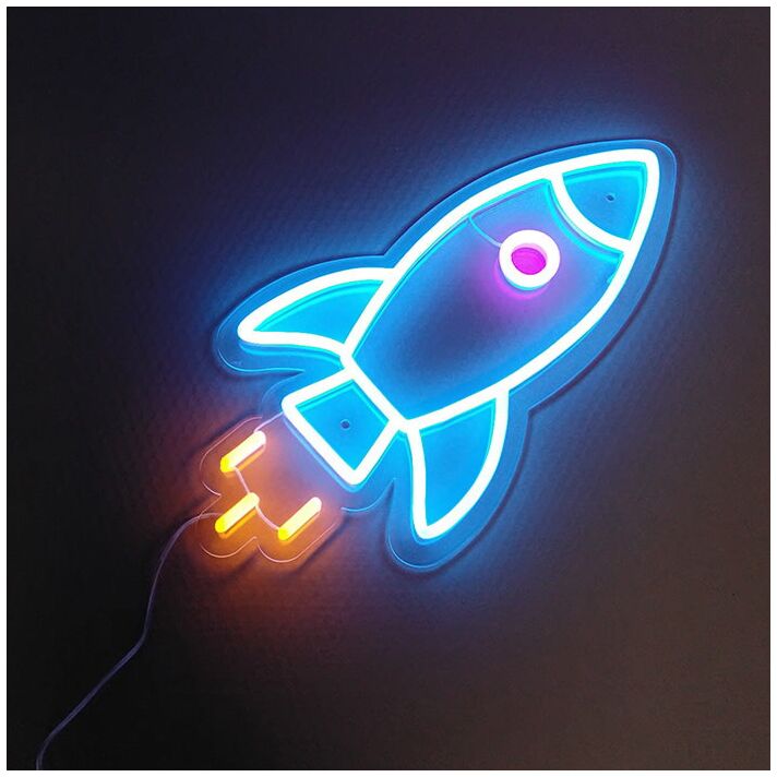 Rocket Neon Sign
