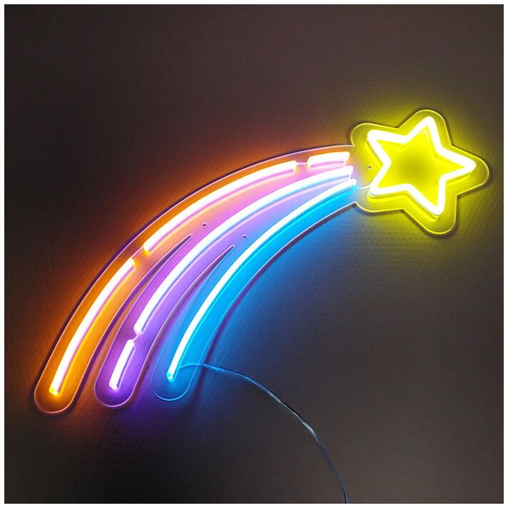 Shooting Star Neon Sign
