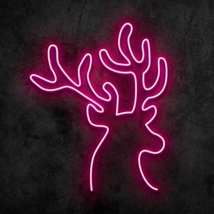 Deer Head Neon Sign