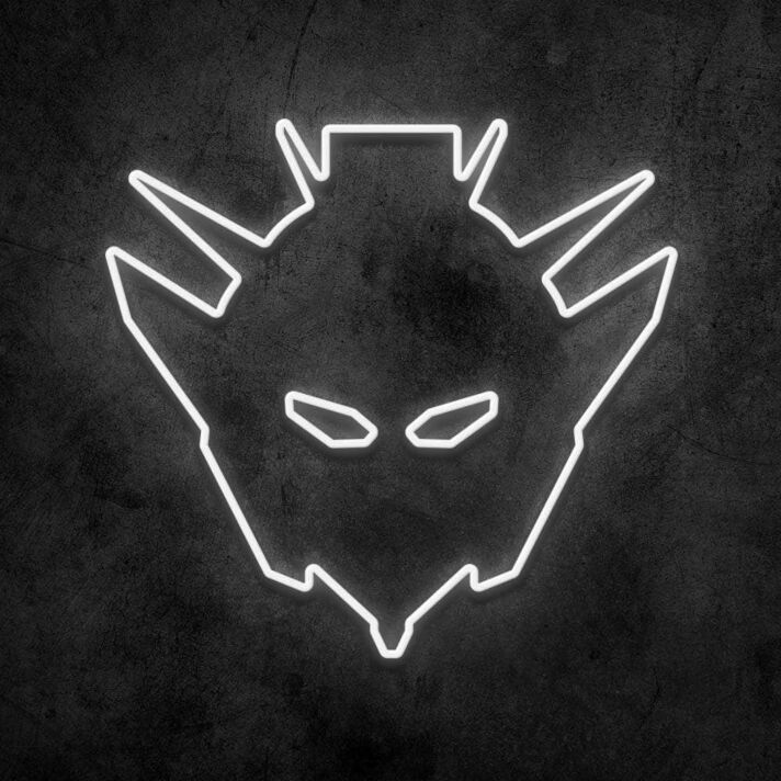 Mecha Warrior Neon Sign