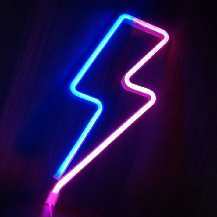 Bowie lightning bolt – LED neon sign