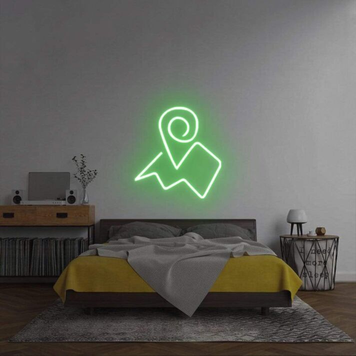 'Map' Neon Sign