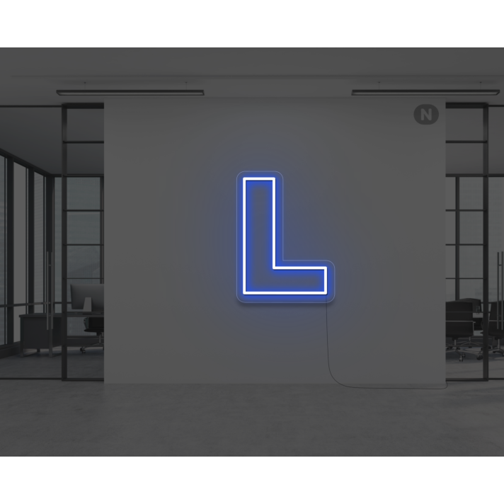 Neon Letter L