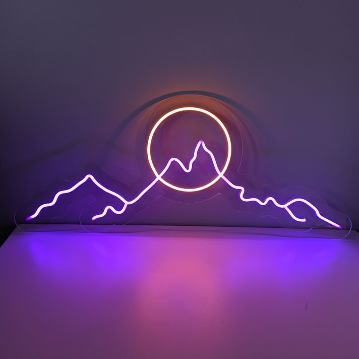 Mountain LED Neon Sign