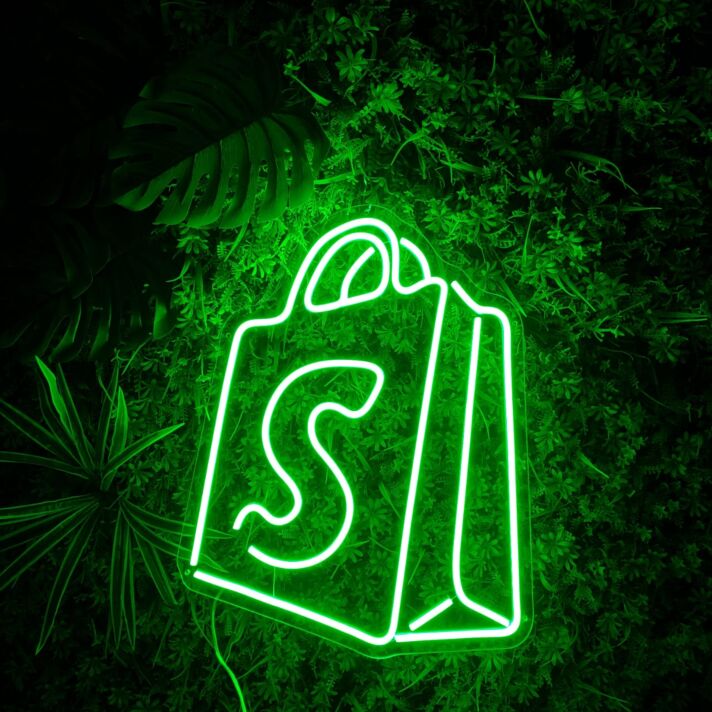 Shopify Logo LED Neon Sign