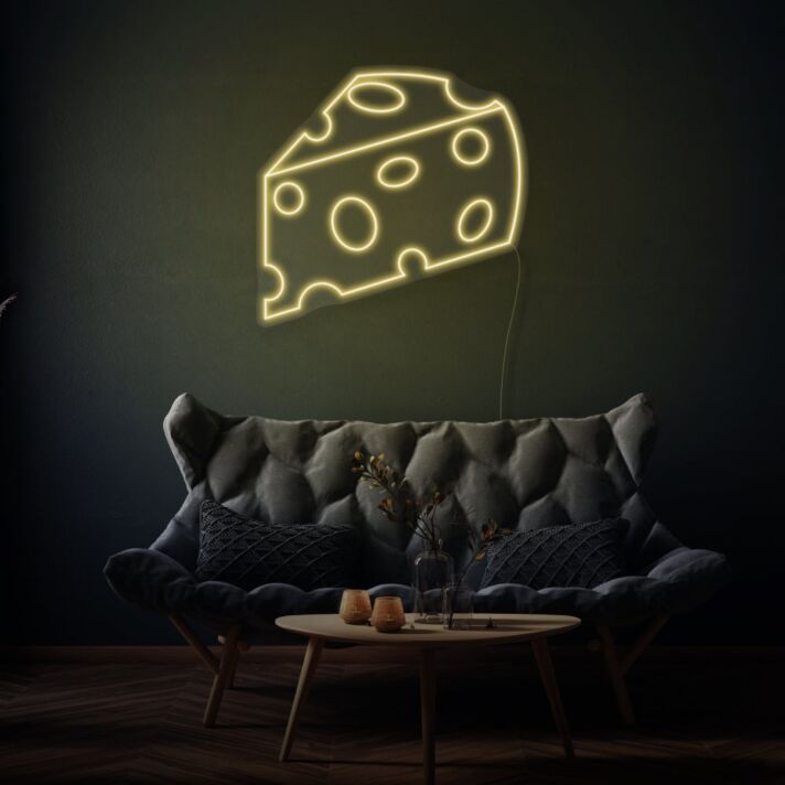 Piece Of Cheese LED Neon Sign