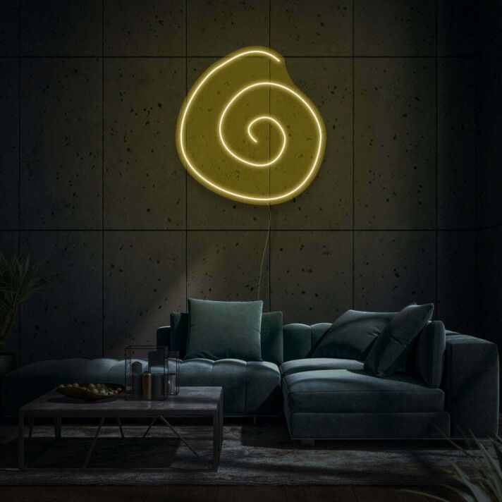 Spiral LED Neon Sign