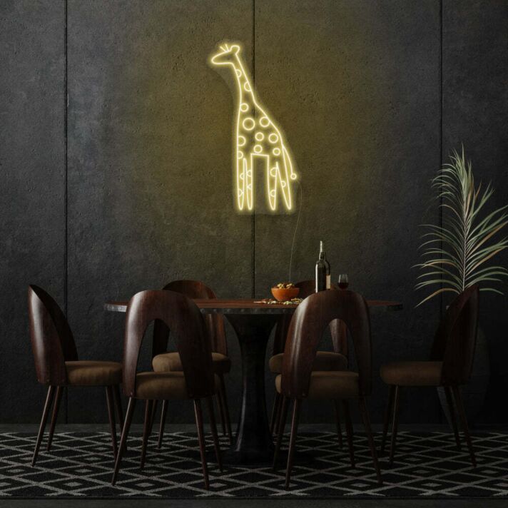 Giraffe LED Neon Sign