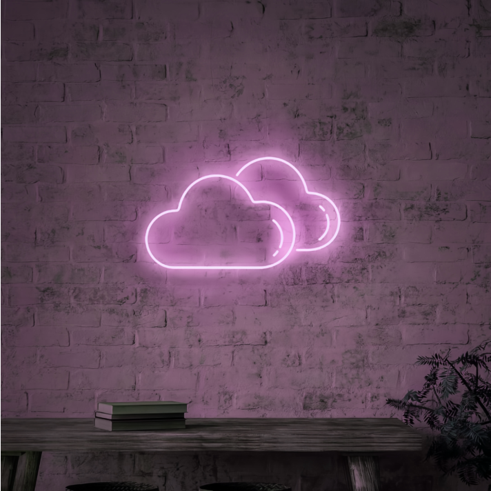 Cloud Neon Light Gentle and Calming Presence