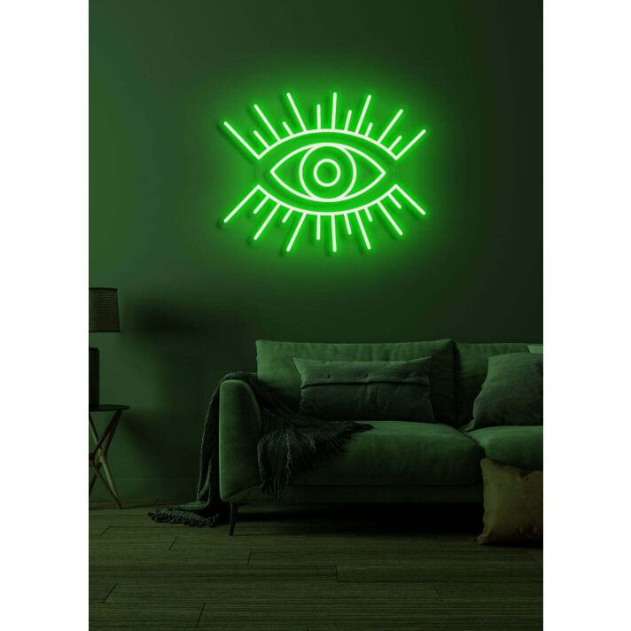 The eye All-Seeing Neon for Insightful Spaces