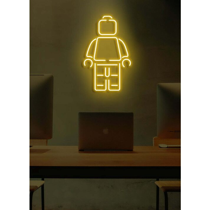 LEGO Man Neon Fun and Playful Light for Nostalgia and Creativity