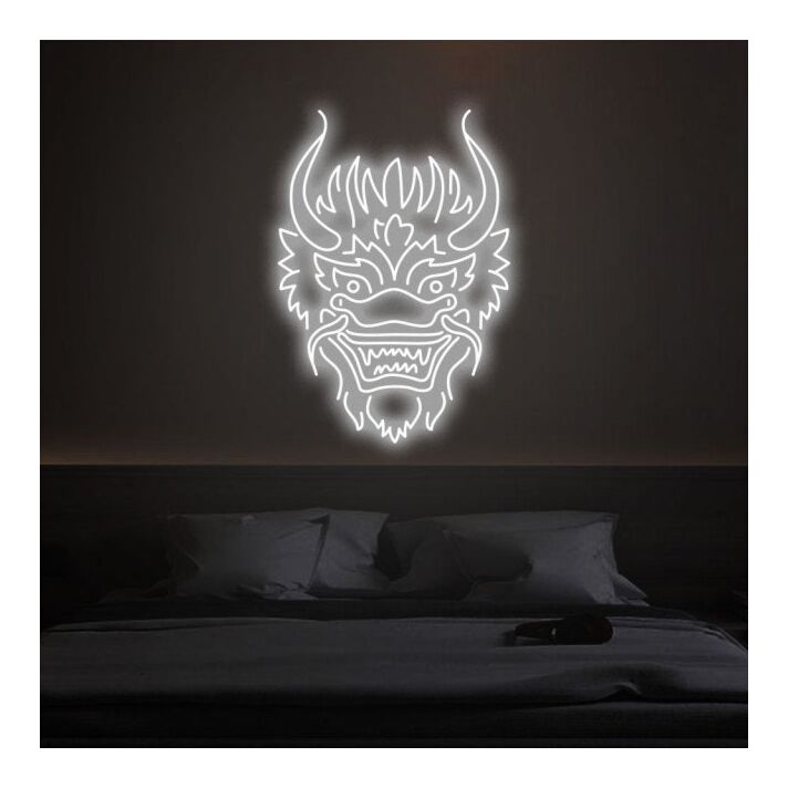 Devils Grimace Bold Neon for Edgy Decor