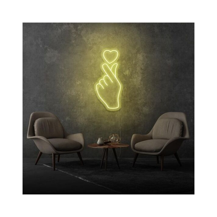 Love at your fingertips Express Romance in a Touch of Neon