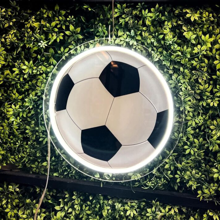 Soccer Goal Led Neon Sign Light Pop Art