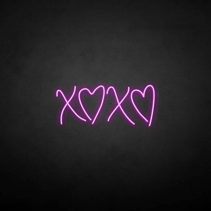 'Heart shape' neon sign