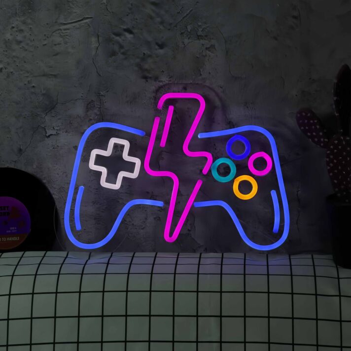 Video Game Console Neon Sign