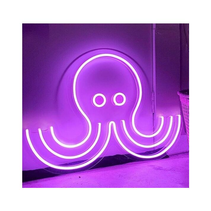 Cute Octopus Animal Neon Sign