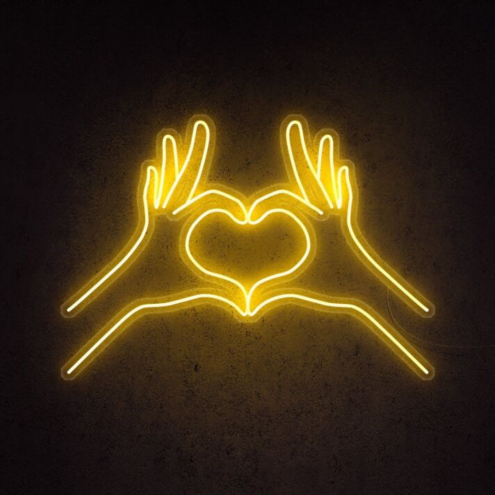 Spread Love Neon Sign for Positive and Loving Spaces