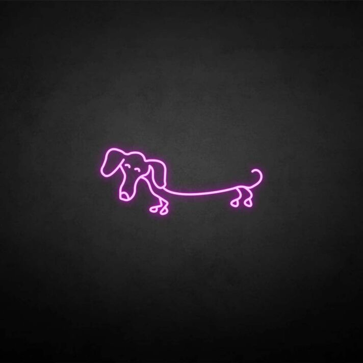 'Stick Dog' neon sign