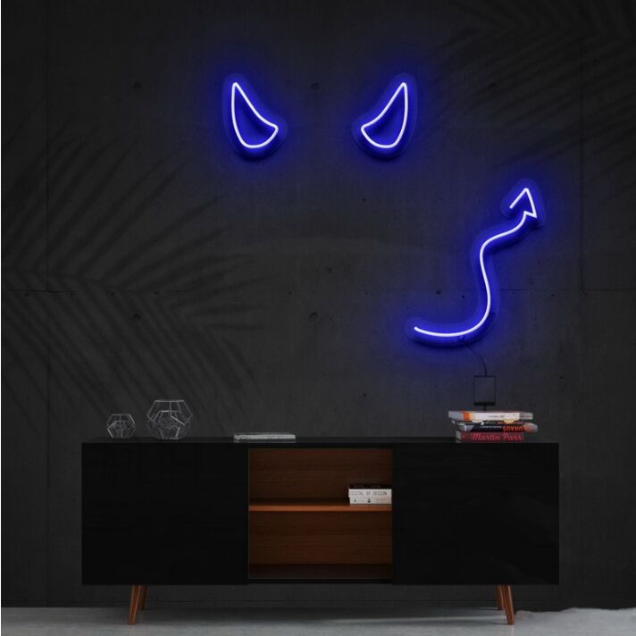 Devil Horns Neon Sign for Edgy and Unique Decor