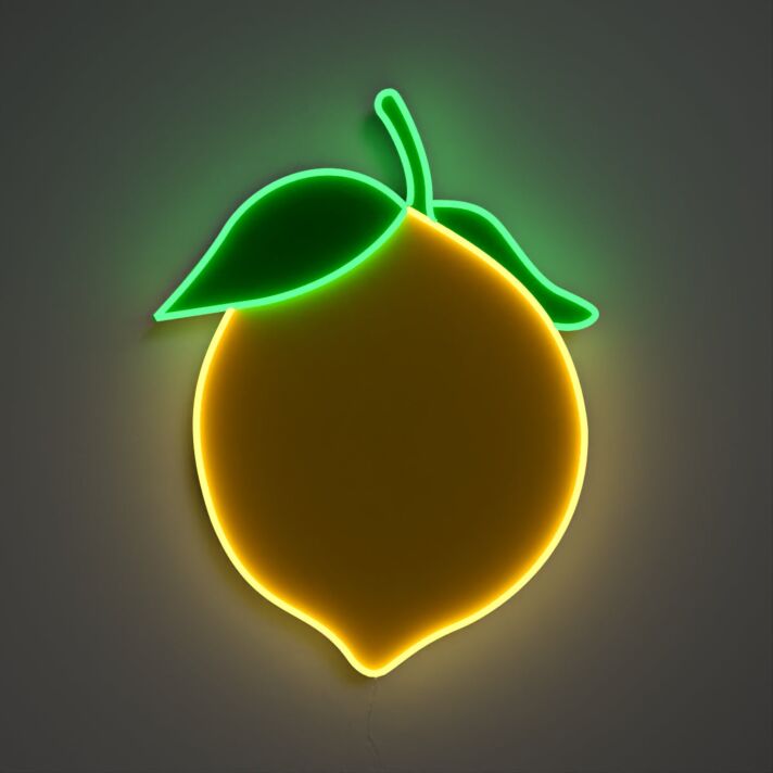 Lemon Neon Sign for Refreshing and Fun Decor