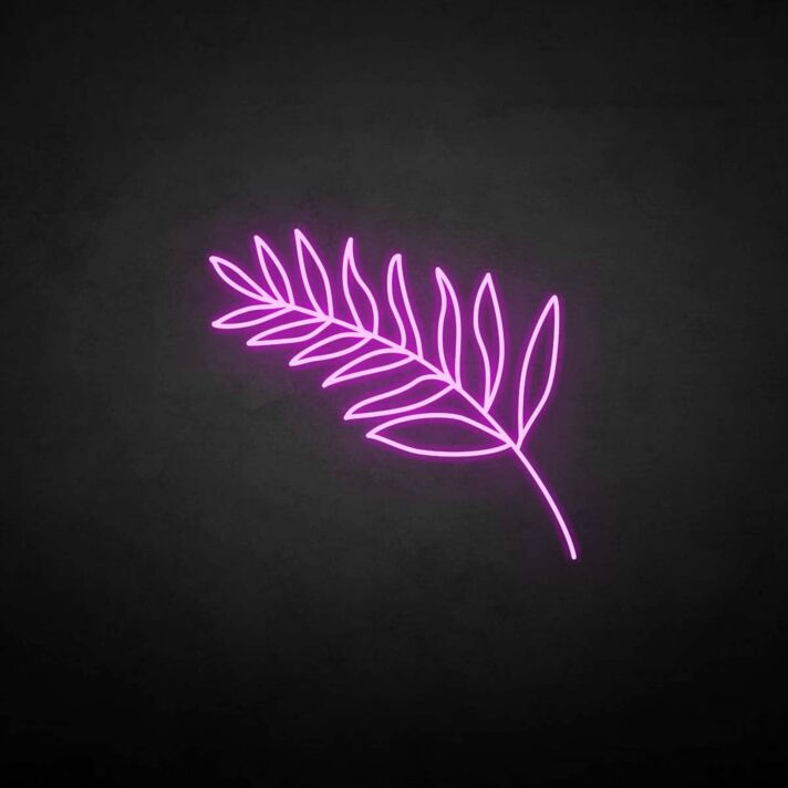 Olive branch' neon sign