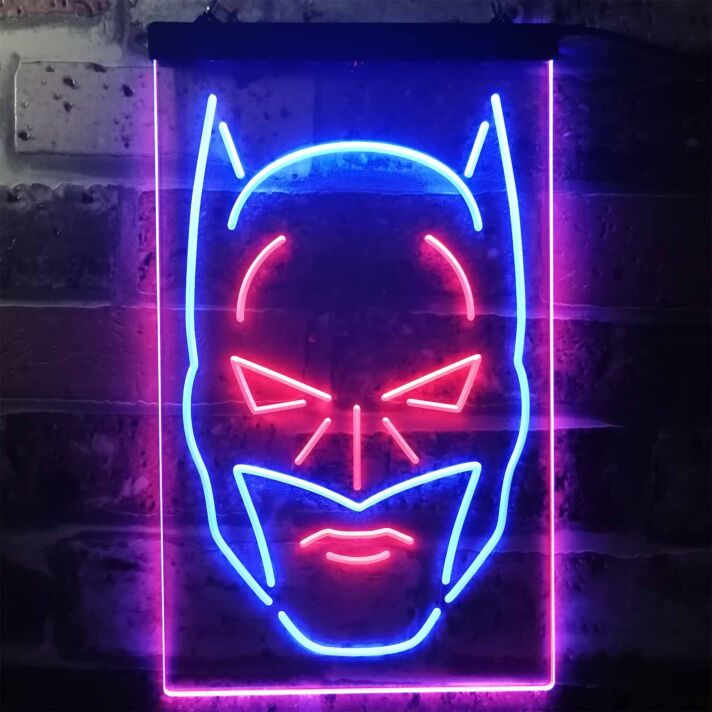 Batman Dual LED Neon Sign for Superhero Fans