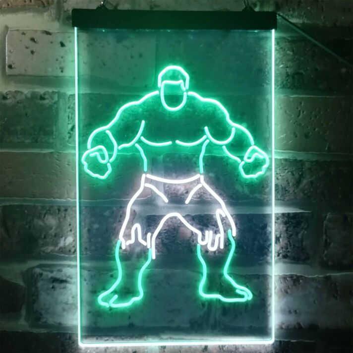 Hulk Dual LED Neon Sign for Superhero Fans