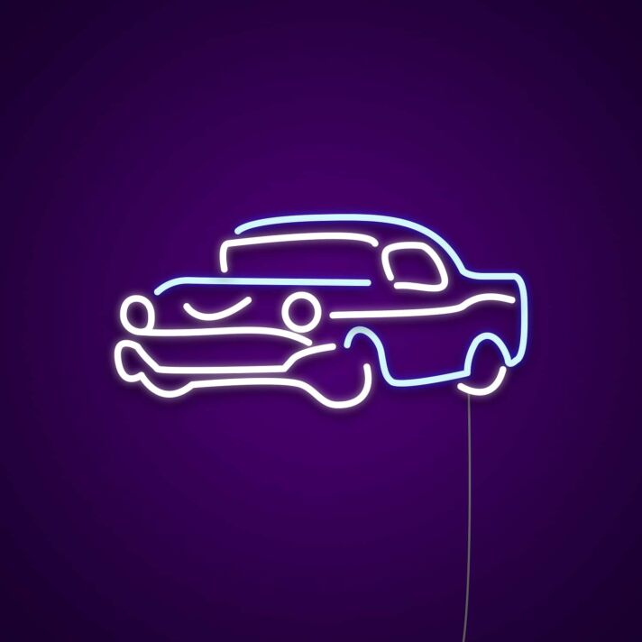 Chevy Car Neon Sign for Car Enthusiasts