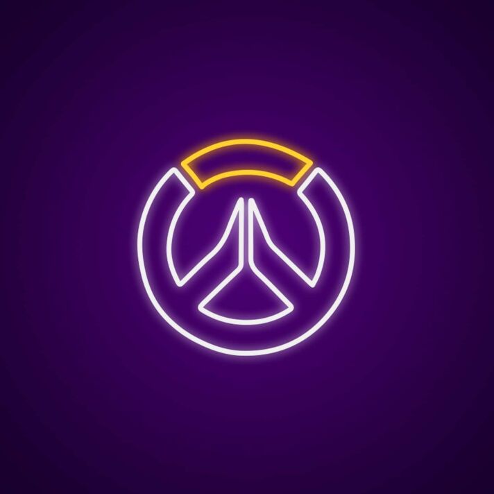 Overwatch V1 Neon Sign for Video Game Fans