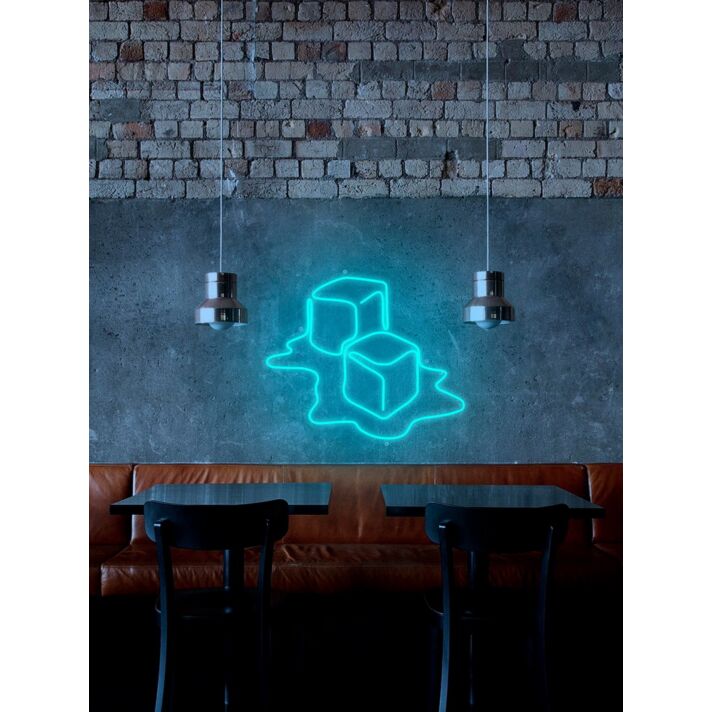 Ice Cube Neon Sign for Fun and Cool Spaces