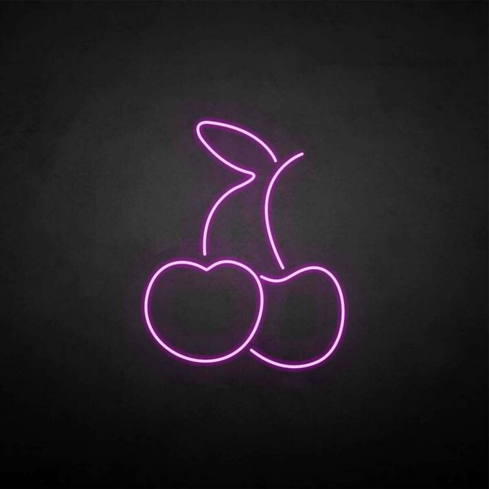 Cherry' neon sign