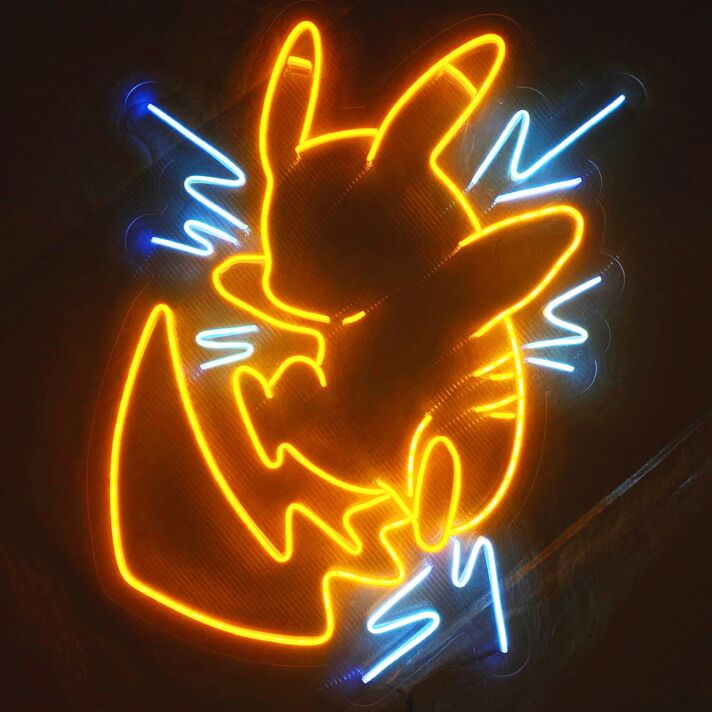 Pikachu Neon Sign for Fans