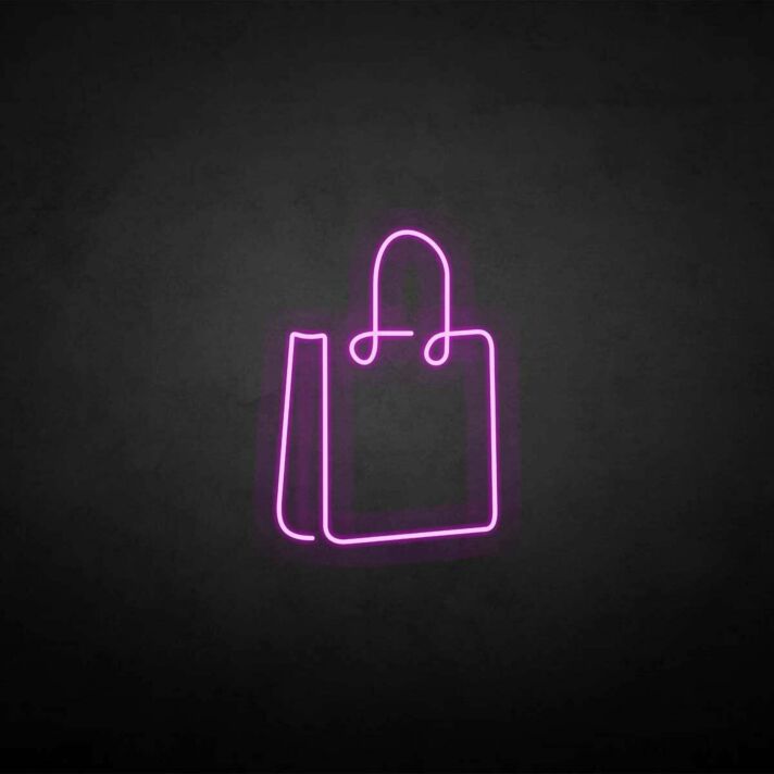 'Briefcase' neon sign