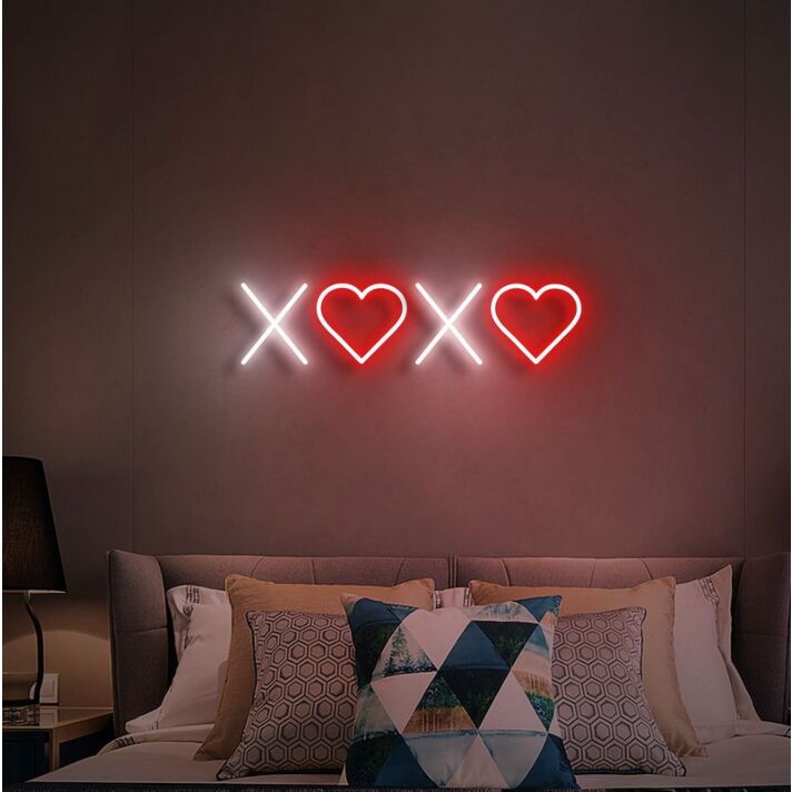 Xoxo Neon Sign for Romantic and Loving Spaces